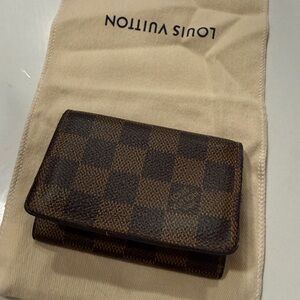 Louis Vuitton Dark Brown Checkered Wallet